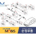 mobis front shaft joint cv for hyundai tucson 2018-21
